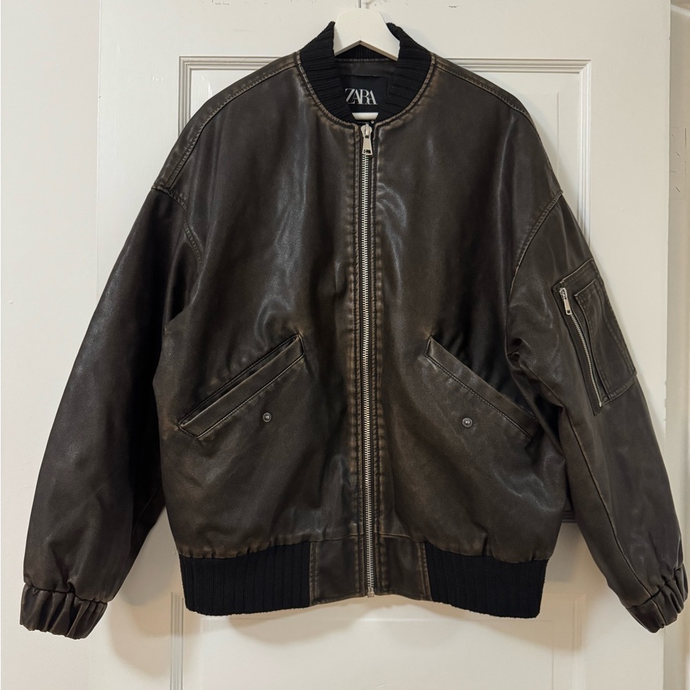 Zara Pleather Jacket